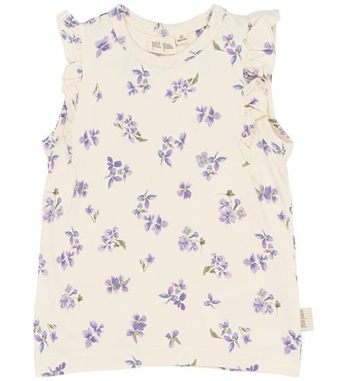 Petit Piao Top - PpStar - Eggnog Viola AOP