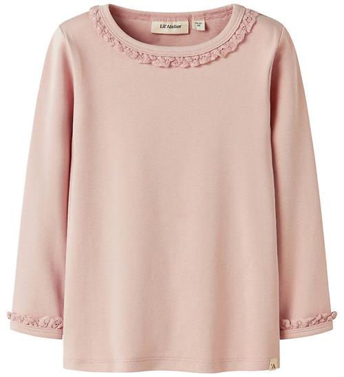 Lil Atelier Bluse - NmfLayo - Peach Whip m. Blonder