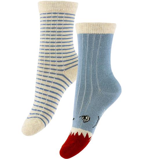 Konges Sløjd Strømper - 2-pak - Rib - Shark