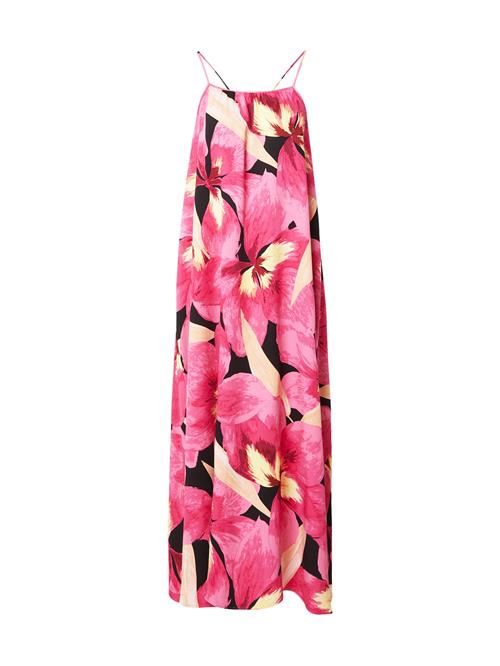 ONLY Kjole 'ONLALMA'  lysegul / lyserød / magenta / sort