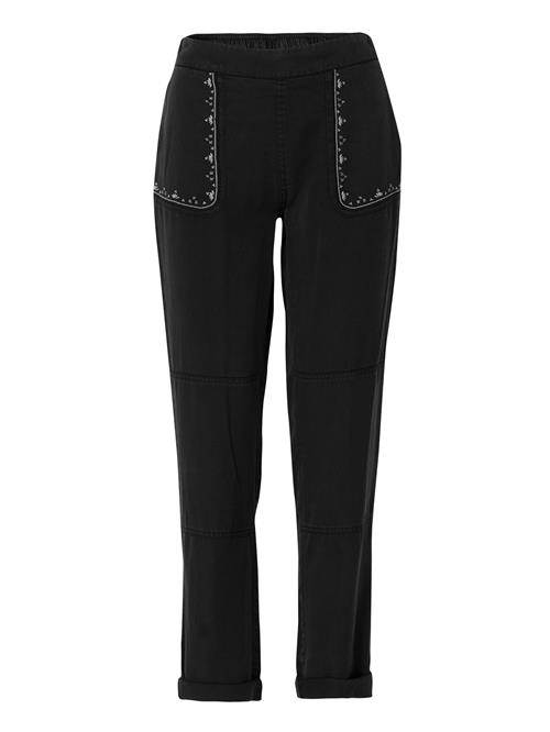 KOROSHI Bukser  sort / hvid