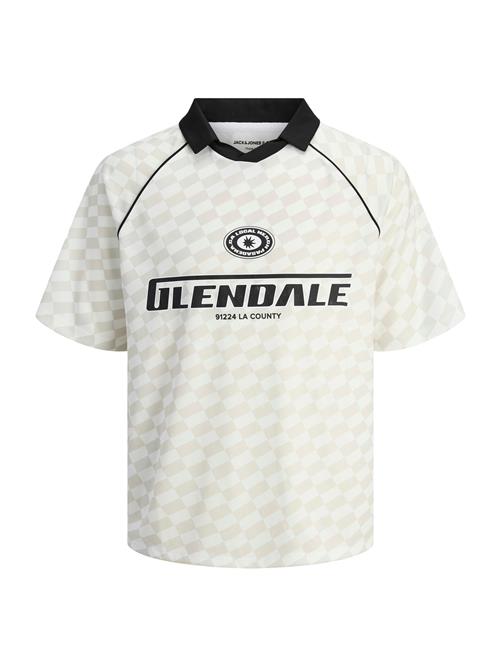 Jack & Jones Junior Shirts 'JCOLido'  lysegrå / sort / hvid