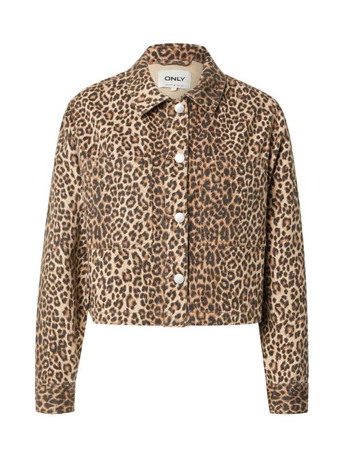 ONLY Overgangsjakke 'ONLNaomi'  brokade / cappuccino / sort