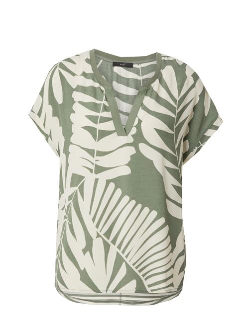 OUI Shirts  grøn / hvid