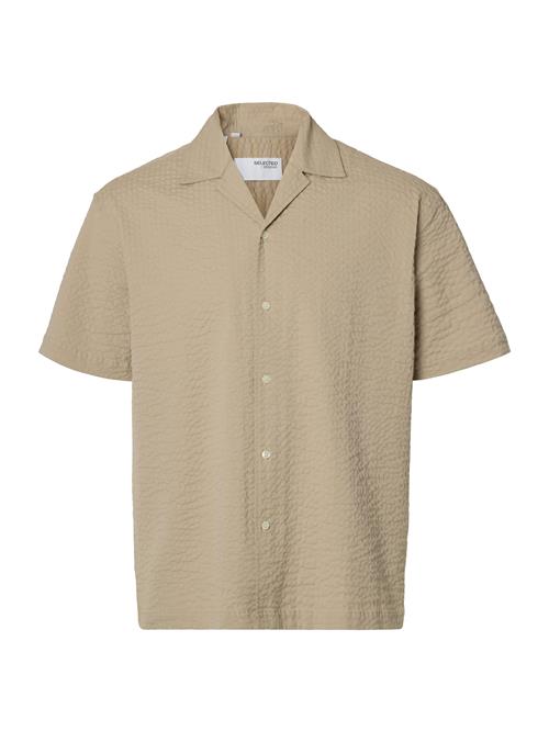 SELECTED Skjorte 'SLHAce'  mørkebeige