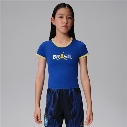 Jordan Retro-T-shirt med grafik til større børn - blå