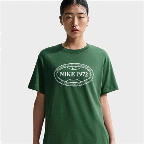 Oversized Nike -T-shirt til kvinder - grøn