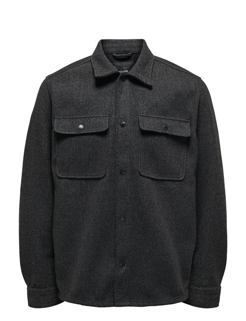 ONLY & SONS | Onsash Ovr Woolen Look Pkt Ls Shirt Noos | M