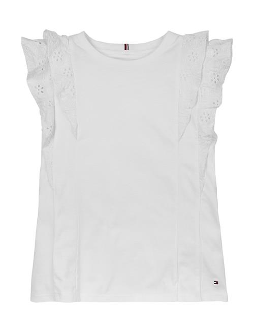 Tommy Hilfiger | Broderie Anglaise Knit Top Ss | 176