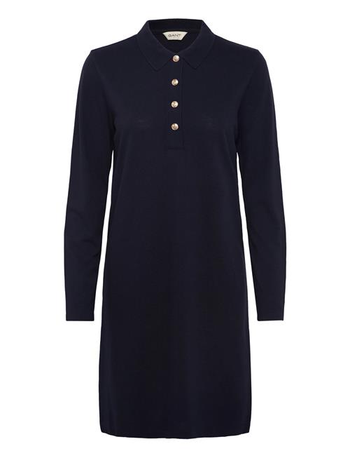 GANT | Reg Ls Pique Polo Dress | M