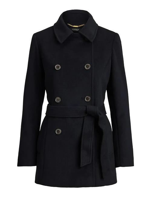 Lauren Ralph Lauren | Double-Breasted Belted Wool-Blend Coat | 42