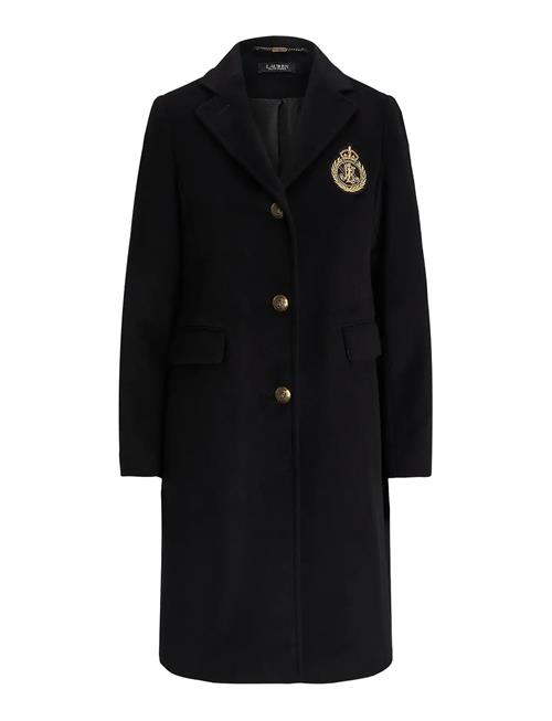 Lauren Ralph Lauren | Crest-Patch Wool-Blend Coat | 42