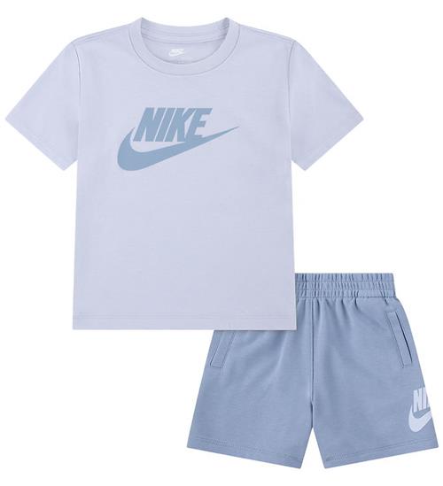 Nike Shortssæt - t-Shirt/ Shorts - Work Blue