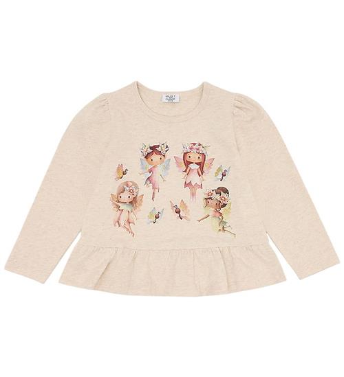 Hust and Claire Bluse - HCAlma Spring fairies - Wheat Melange