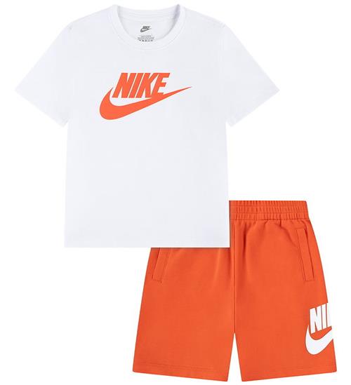 Nike Shortssæt - t-Shirt/ Shorts - Turf Orange