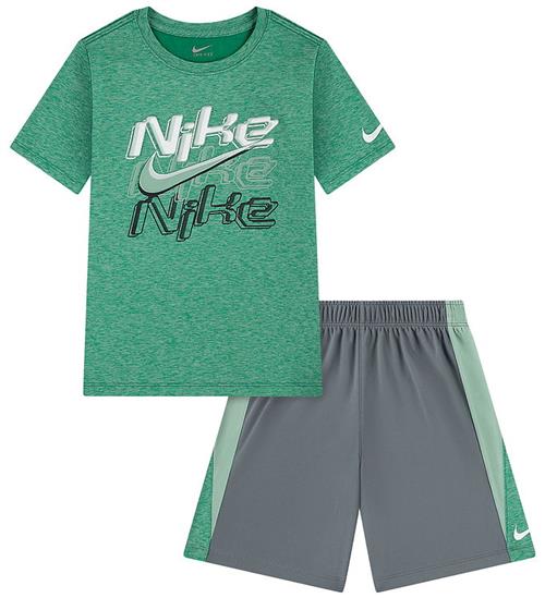 Nike Shortssæt - t-Shirt/ Shorts - Smoke Grey