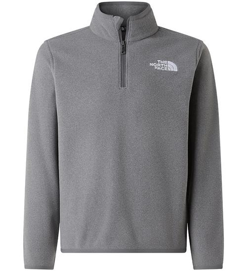 The North Face Fleecetrøje - Glacier - 1/4 Zip - TNF Mid grey He