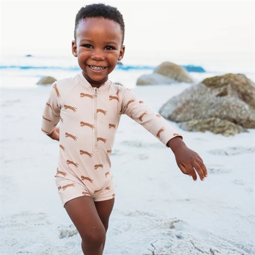 SWIM ESSENTIALS UV Badedragt Beige Leopard