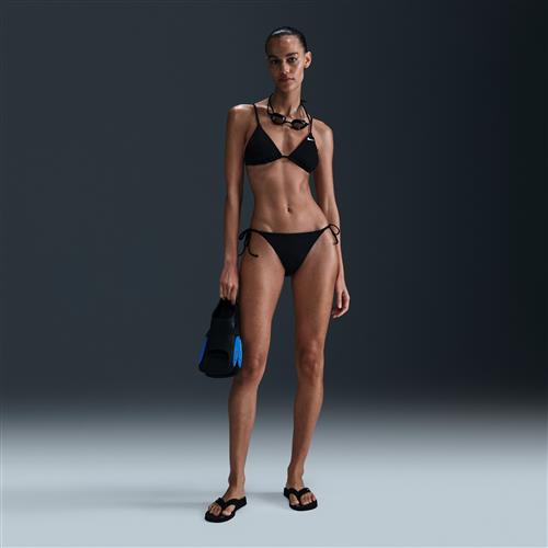 Nike Swim Essential-bikiniunderdel med bindesnor til kvinder - sort