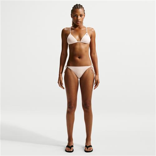 Nike Swim Essential-bikiniunderdel med bindesnor til kvinder - hvid