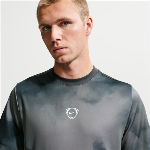 Kortærmet Nike Academy+ Dri-FIT-fodboldtrøje til mænd - sort