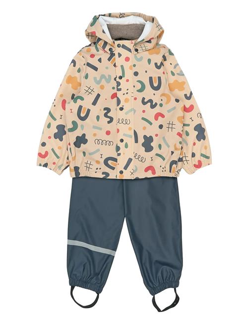 mikk-line | Pu Rain Set Aop W. Susp/104 | 122