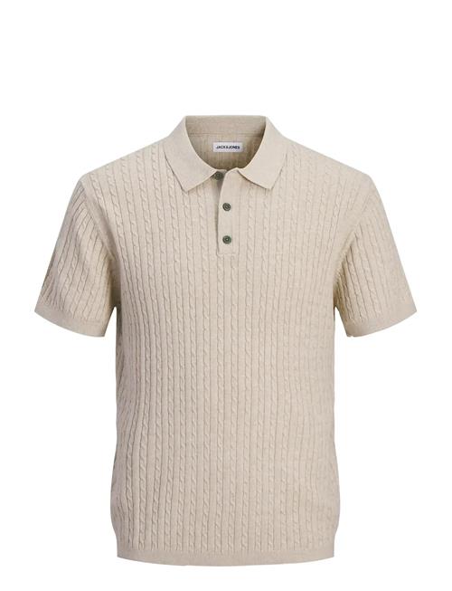 Jack & Jones | Jjeemil Knit Cable Polo Ss Ln | XL