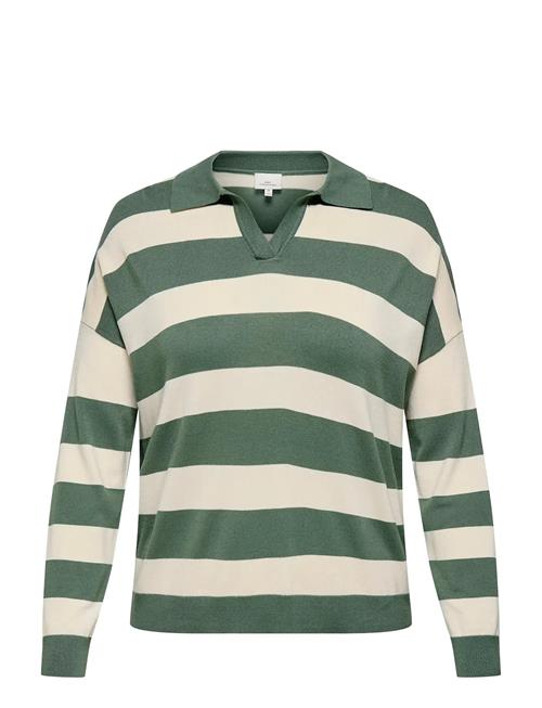 ONLY Carmakoma | Carmeddie Life Ls Stripe Collar Pull Knt | 42-44
