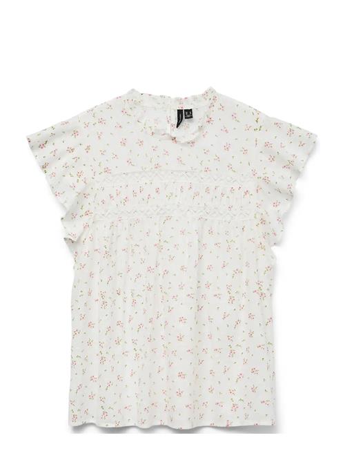 Vero Moda | Vmtrine Sl Lace Top Wvn Noos | L