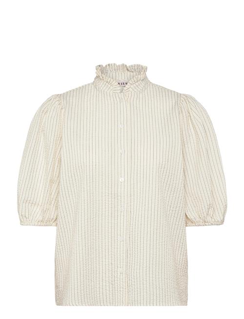 A-View | Tiffany Short Sleeve Stripe Shirt | 36