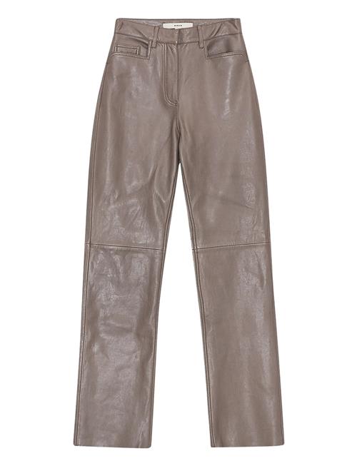 REMAIN Birger Christensen | High Waist Leather Pants | 34