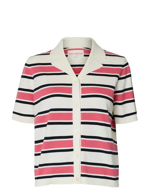 Selected | Slfamour Ss Knit Polo Cardigan | M