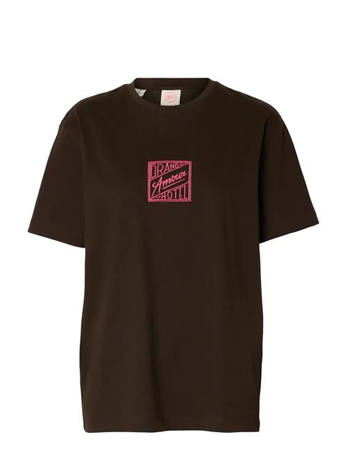 Selected | Slfrelaxed Brook Ss Hotel Amour Tee | M