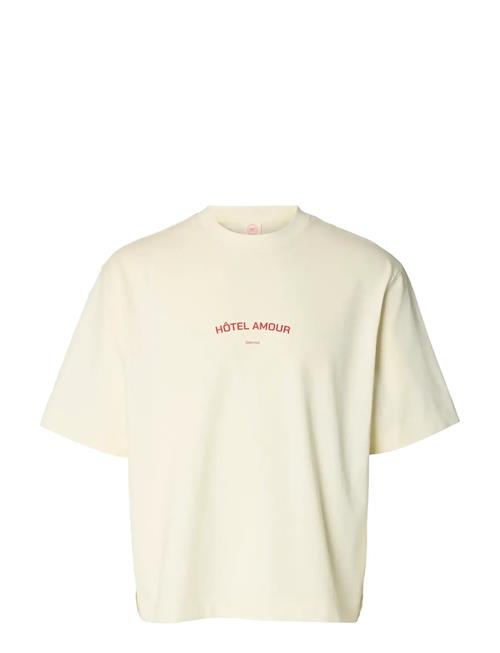 Selected | Slhboxyliam Ss O-Neck Tee Hotel Amour | L