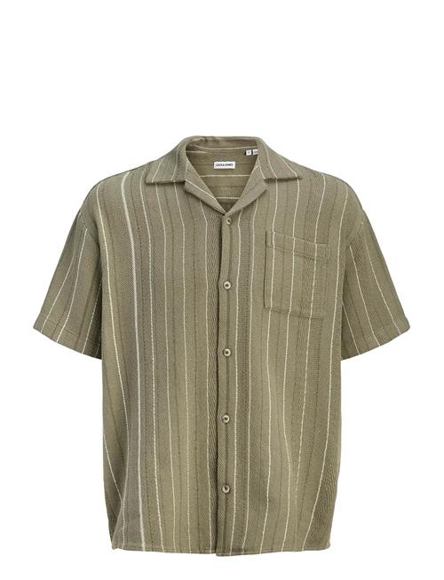 Jack & Jones | Jjebradley Striped Resort Shirt Ss Ln | XL