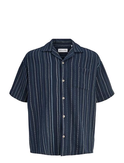 Jack & Jones | Jjebradley Striped Resort Shirt Ss Ln | XXL