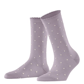 Falke Strømper Spike Dot Women Socks Lilla bomuld Str 39/42 Dame
