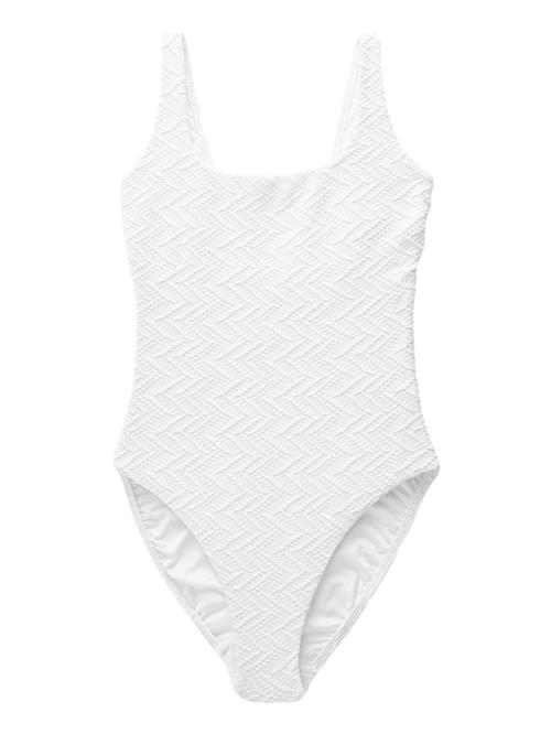 Next Formgivende badedragt  hvid