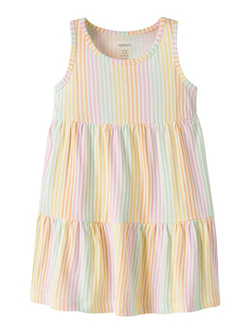 NAME IT Spencer Kjole Vigga Bright White Stripe