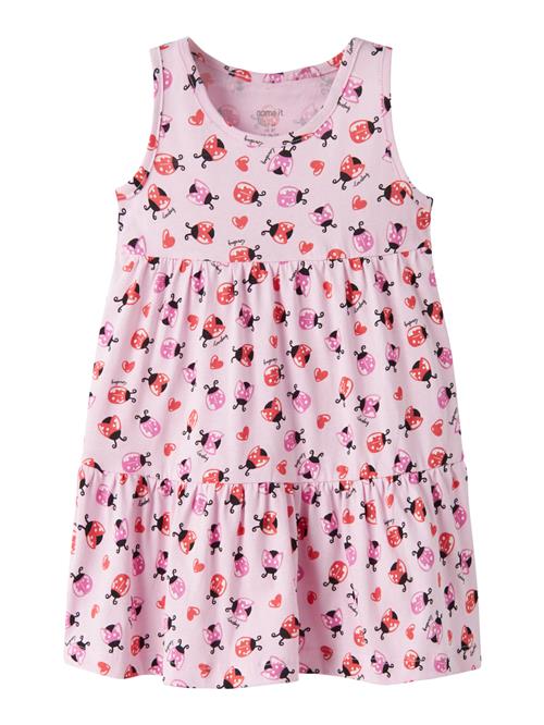 NAME IT Spencer Kjole Vigga Pirouette Ladybug Hearts
