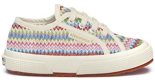 Superga 2750 Kids Raffia Sneakers Beige Laurel-purp  Beige Laurel Purp  33 EU  Beige  33 EU  kvinde