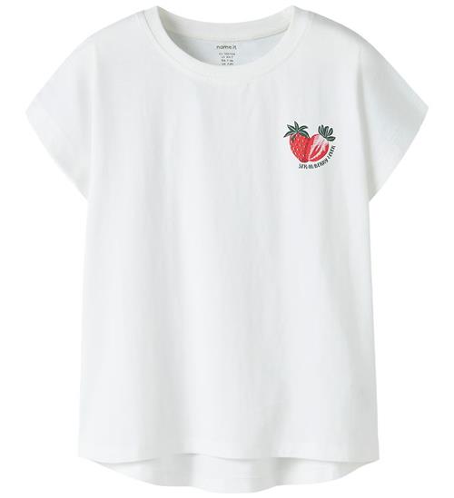 Name It T-shirt - NkfVarutti - Bright White/Strawberry
