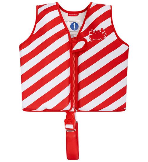 Swim Essentials Svømmevest - 15-19 kg - Rød/Hvid Crabby