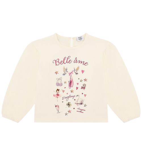 Hust and Claire T-shirt - HCAlma Belle A'me - Ivory m. Glimmer