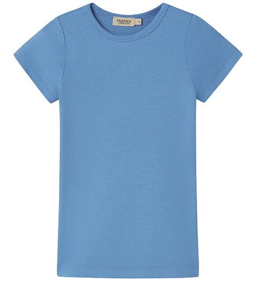 MarMar T-shirt - Bomuld/Modal - Rib - Tago - Surf Blue