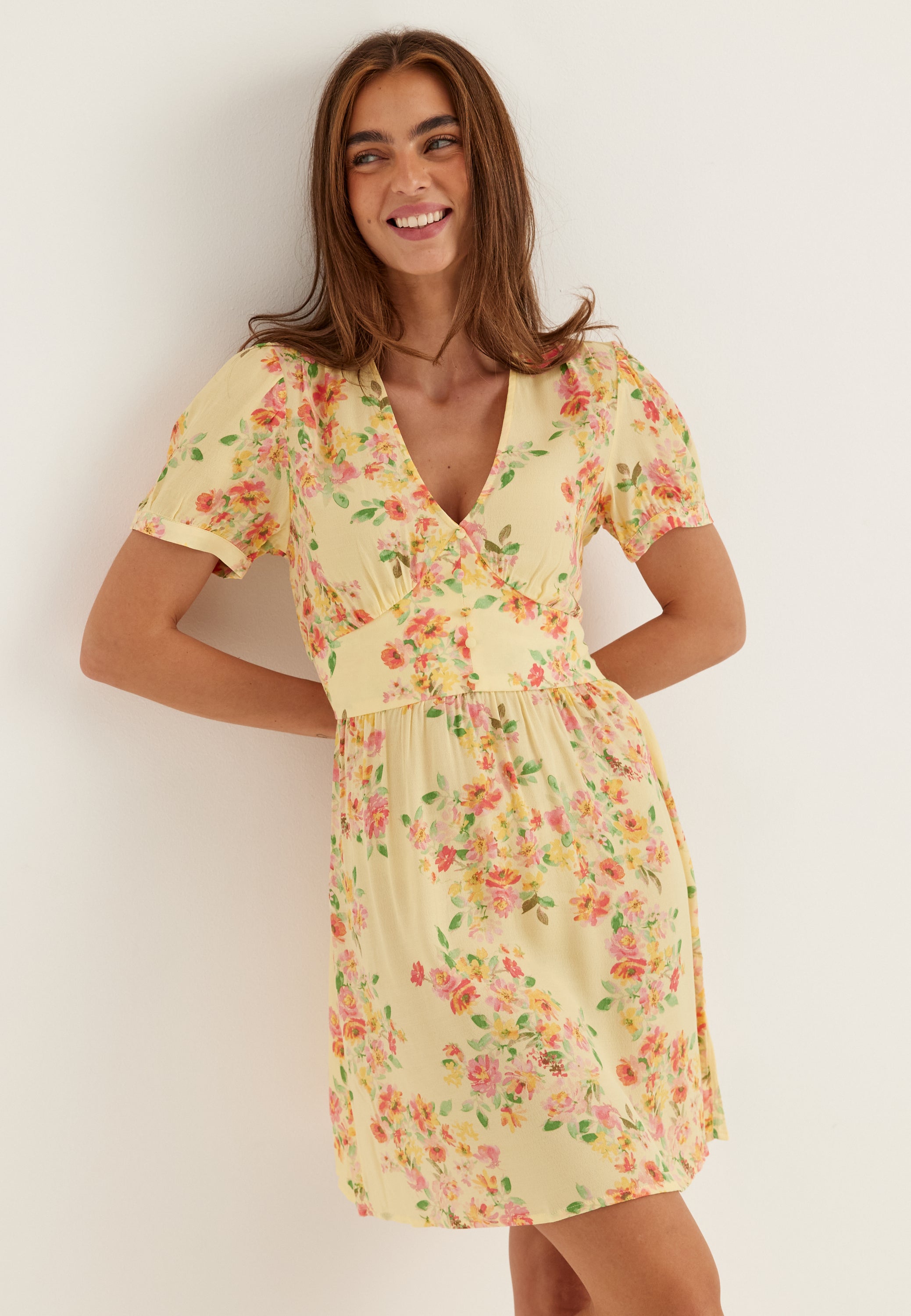 VERO MODA Vmvilma Holy Ss Short Dress