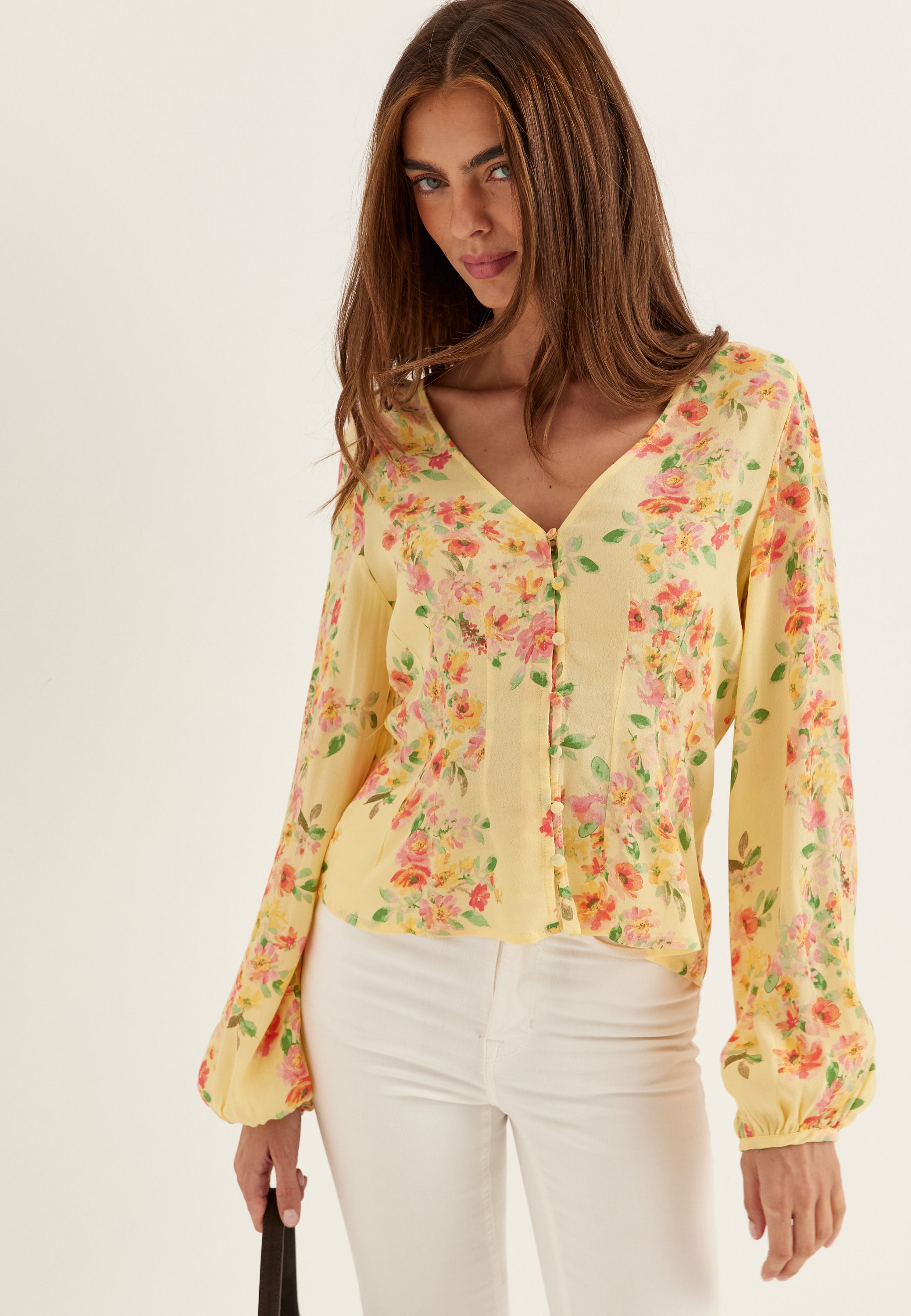 VERO MODA Vmvilma Holy Ls Top