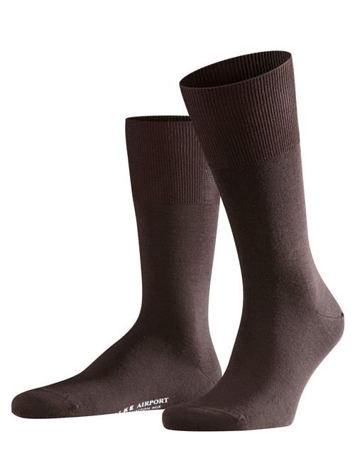 FALKE Sokker 'Airport'  choko / hvid