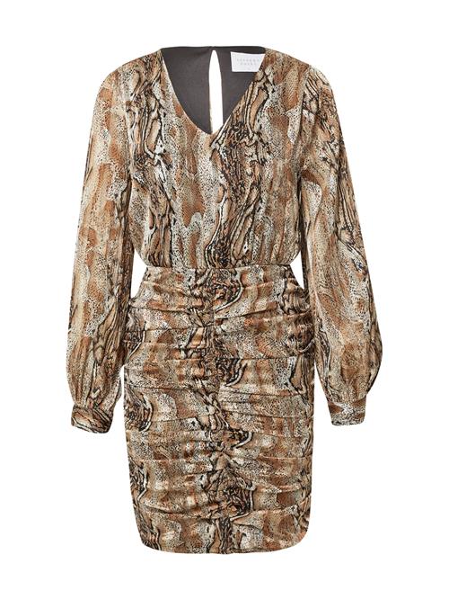 SISTERS POINT Kjole 'EVO'  creme / camel / chamois / sort