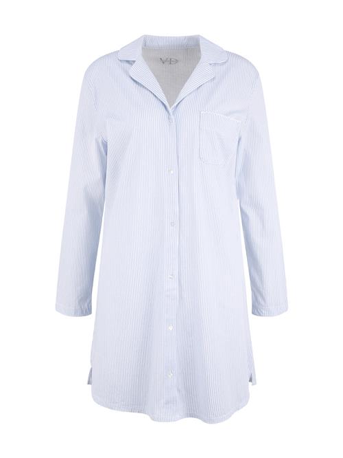 VIVANCE Natskjorte  pastelblå / hvid